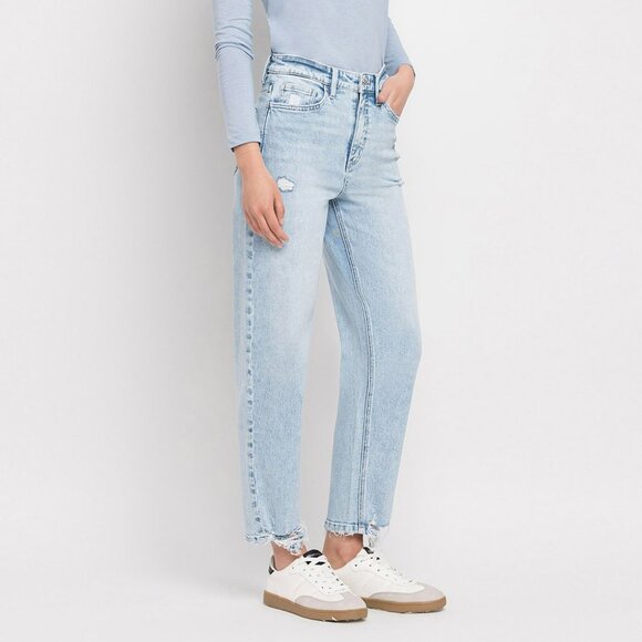 NWT Flying Monkey Super High Rise Barrel Leg Jeans - Picture 11 of 11